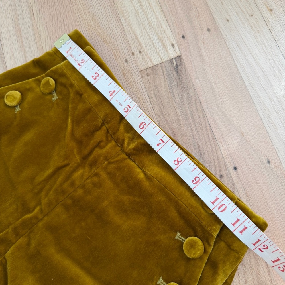 Sezane NWT Maria Dela Orden MDLO Paz Velour Sailor Wide Leg Pants Size 32 US 0 - Picture 13 of 15